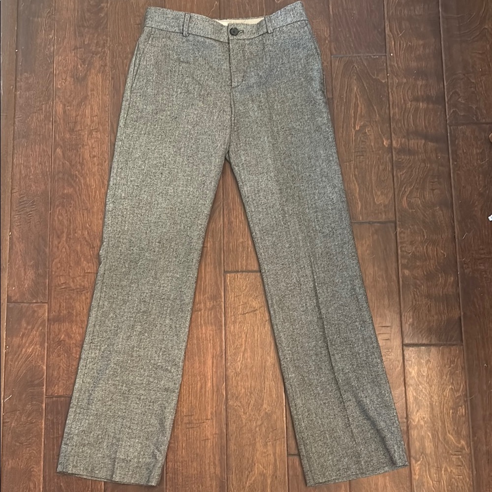 Banana Republic Gray Dress Pants Classic Straight-Leg
